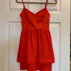 Bebe red dress